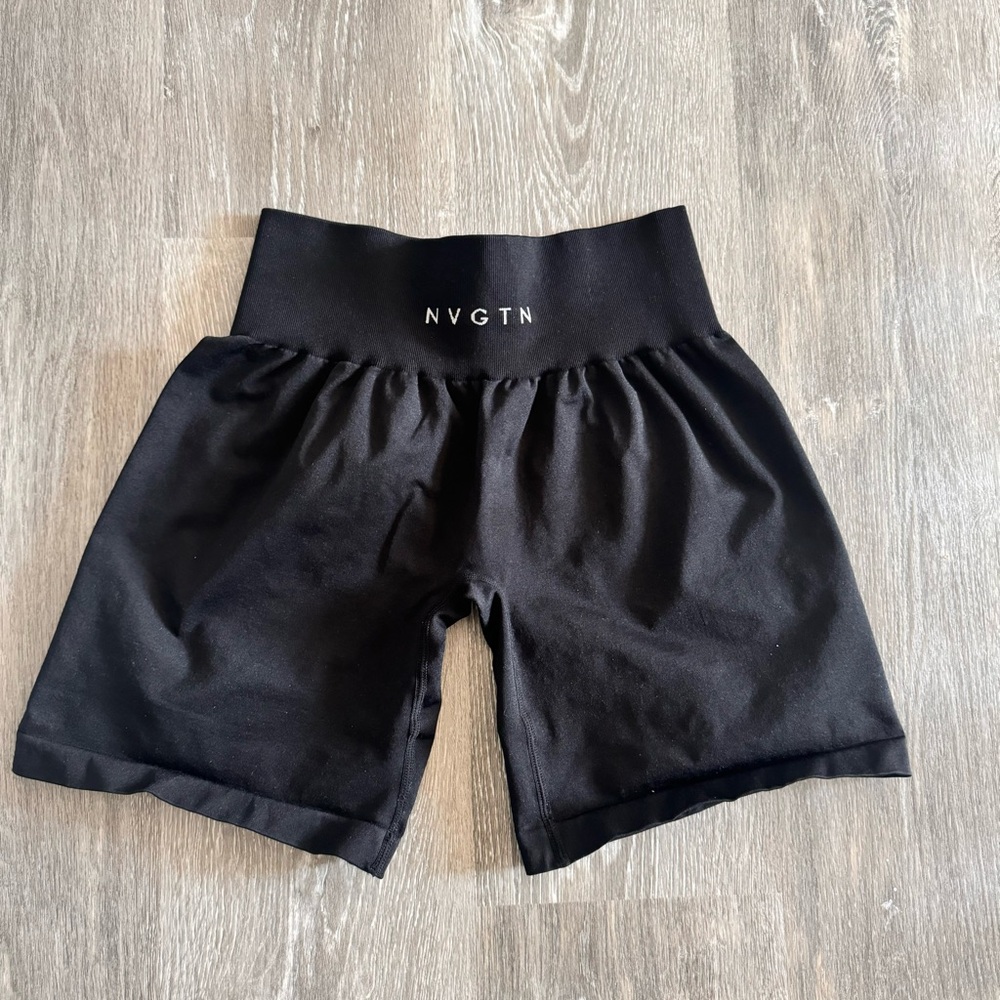 NVGTN Black Bike Shorts Performance Fit